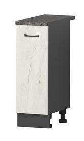 Долен кухненски шкаф с една врата и рафт - Верона В 22 - 30 см