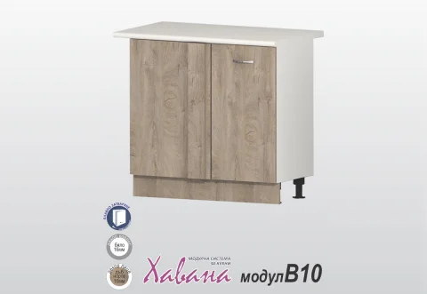 Долен шкаф за ъгъл Хавана B10/100см дъб Норте