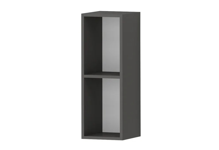 Горен шкаф-етажерка ЛЕО G57/25см графит
